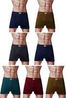 Dixcy Scott Opel Cotton Plain Assorted Men's Inner Boxer (Dixcy-Opel-Inner-Shrts) (Color May Vary) pack of 7