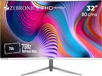 ZEBRONICS AC32FHD LED Curved 75Hz 80Cm (32") (81.28 Cm) Pixels FHD Resolution Monitor