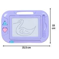 VGRASSP Magnetic Slate Toy is Very Useful, Helps Children in Learning How to Write, Read and Draw Non-Toxic Board, Small (Color as Per Stock)