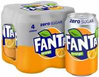 Fanta ZERO SUGAR (4 X 330 ML) Can @499/-