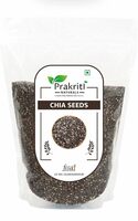 Prakriti Naturals Chia Seed Omega-3 Seeds for Eating | Non-GMO and Fibre Rich Seeds | Best for Weight Loss | Healthy Snacks.