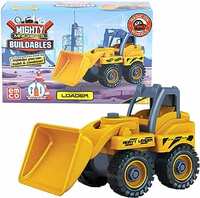 Mighty Machines Buildables-Loader|Build & Combine Vehicle|Easy To Build Pull Back & Friction Vehicle|Develop Motor & Cognitive Skills for Kids 3 Yrs+|Role Play Toy|Birthday & Return Gift|Made In India