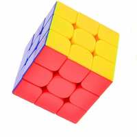 Limited-time deal: Deal Bindaas Dealbindaas Speed Cube 3 x 3 Sticker-Less 3 D Cube Puzzle Game for Beginners and Professionals -Multicolour