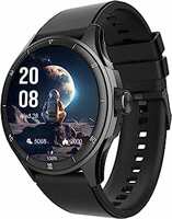 beatXP Vega Neo 1.43” AMOLED Bluetooth Calling Smartwatch with 466 * 466 Pixel, 60 Hz Refresh Rate, 500 Nits, Always on Display, Health Tracking, 100+ Sports Modes (Black Strap, 1.43)