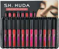 Sh.Huda 12 pc set Liquid matte lipstick  (Multicolor, 60 ml)