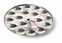 Embassy Stainless Steel Mini Idli Plate, 1-Piece, 18 Idlis/Plate