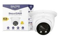 Halonix SecurCAM Wireless 3MP 3K Pro HD Wi-Fi Smart Home Security Dome Camera| 8X Digital Zoom| 2-Way Audio| Night Vision| Motion Detection| Cloud Storage| SD Card Slot| Live View | Alarm Schedule