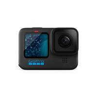 GoPro HERO11 Waterproof Action Camera with Front + Rear LCD Screens, 5.3K60 Ultra HD Video, HyperSmooth Resolution,1080p Live Streaming with Enduro Battery (1 Year INTL Warranty + 1 Year in Warranty)