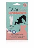Fearless Tape Generic Tape Double Sided Tape for Industrial, Walls, Fashion and Body Uses- Multi Purpose Uses -36 Count (Packaging May Vary-Made in China, 2023 MODEL)