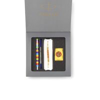 Parker Vector Special Edition Roller Ball Pen with Rakhi Combo, multicoloured, 4 Piece Set (9000024541)