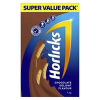 Horlicks Chocolate Health & Nutrition Drink for Kids, 1 kg Refill Pack | Taller, Stronger, Sharper | For Immunity & Growth | Health Mix Powder