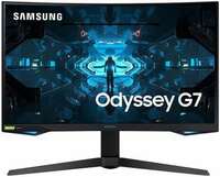 SAMSUNG 27 inch Curved Full HD LED Backlit VA Panel Gaming Monitor (LC27G75TQSWXXL)  (NVIDIA G Sync, Response Time: 1 ms, 240 Hz Refresh Rate)