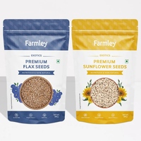 Farmley Premium Flax Seeds & Sunflower Seeds Combo - 200gm Each. (400gm)