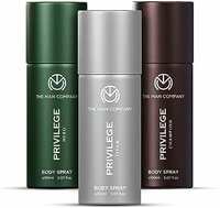 The Man Company Privilege Deodorant for Men, Hero, Champion & Titan | Long-Lasting Body Spray Gift Set Combo for Him | Deo for Everyday Use - Pack of 3