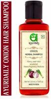 Ayurdaily Onion Shampoo/Hair Cleanser Promote Hair-Regrowth Prevent Hair Fall  (210 ml) MOQ 2