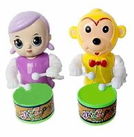 Beany Baby Girls Drummer Toys with Dancing Action for Kids Toys Key-Operated Girl Infant Toddler Baby Gift (BABY-Y-MONKEY-02)