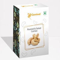 Carnival Roasted & Salted Cashew 2 x 200gm Packs
