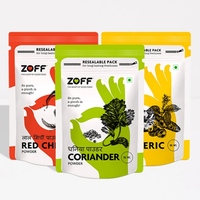 Zoff Food Chilli, Turmeric, Coriander Powder - 100gm Each