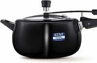 KENT Hard Anodized Body Inside Out Pressure Cooker with SS Inner Lid 5 Litre | SS Lid Food Grade