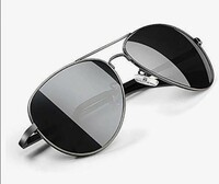 BLACK JONES Polarized Sunglasses For Men and Women Wayfarer UV Protection Aviator Shape Goggles Sunglass Gun-Metal (Black)-Pack of 1