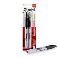 SHARPIE Retractable Black Permanent Marker with Fine Tip for Precise Writing