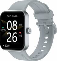 Noise Caliber Go 1.69" HD Display with 30 Sports Modes, 150+ Watch Faces Smartwatch  (Grey Strap, Regular)