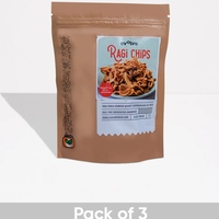 Evolve Snacks Ragi Chips - Pack of 3 x 100gm Each