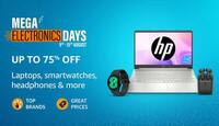 Mega Electronics Days -  Up To 75% Off Laptops Smartwatches Headphones & More Up To ₹4000 Off On HDFC/ Onecard
