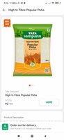 Swiggy instamart - Tata sampan high fiber poha @ free ( can be location specific)