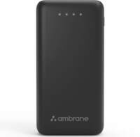 Ambrane 27000 mAh Power Bank (18 W, Fast Charging)  (Black, Lithium Polymer)