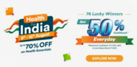 Apollo Health For India Sale: Upto 70% off + Win 50% Cashback