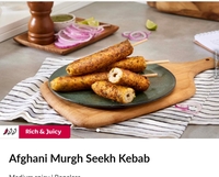 Licious : Afghani Murg Seekh kebab at just 99 Rs [ Location/ User Specific ]