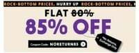 Myntra Flat 85% Off on Clothing ( No Returns only Exchange )