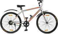 Urban Terrain Denver/Tokyo/Berlin with Complete Accessories & Mobile Tracking App 26 T Hybrid Cycle/City Bike (Single Speed, Silver, Black)