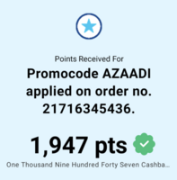 Get 1947 cashback point on adding 100 in Paytm wallet 