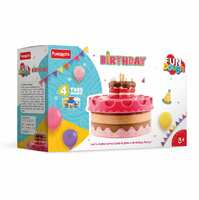 [Collect 5% Off Coupon] Fundough - Birthday Party , Cutting and Moulding Playset , 3years + , Multi-Colour