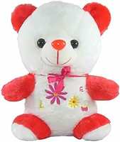 Tickles Red Charming Sitting Teddy Stuffed Soft Plush Animal Toy for Kids 25 cm