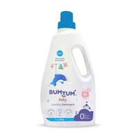 Bumtum 100% Natural Plant Based Baby Laundry Liquid Detergent for Clothes, Derma Tested, Cruelty Free, Guards Against Germs, Retains Clothes Freshness (1 Litre-Bottle)