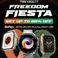 Fire-Boltt: Freedom Fiesta Get Flat Rs.300 OFF on Min. Rs.1899 Purchase + 10%/5% Extra Discount Via Rupay CC/UPI