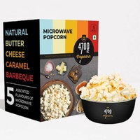 4700BC Microwave Assorted Popcorn - Pack of 5x90gm each(450gm)