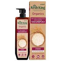 Kesh King Organics Fermented Rice Water Shampoo | Nourishes & Repairs | For Frizz-Free, Bouncy Hair | Certified Organic | No Artificial Colours, Parabens, Phthalates Or Harmful Chemicals, 300ml