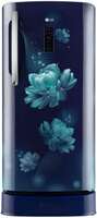 LG 204 L Direct Cool Single Door 4 Star Refrigerator with Base Drawer with Mi-com  (Blue Charm, GL-D211CBCY)