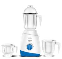Havells Aspro 600 watt Mixer Grinder with 3 Jar (White & Light Blue) (GHFMGAZB060)
