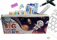 Space Astronaut Theme Pencil Stationery Pouch - 1 Pcs