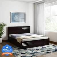 Bharat Lifestyle Amsterdam Engineered Wood Queen Bed on Flipkart

