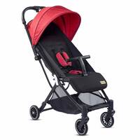 Apply 50% coupon - Luv Lap Urbane Baby Stroller/Pram with 5 Point Safety Harness, Easy Fold, Extended Canopy, Multi Level Recline, Looking Window, Easy Assembly, 6 Month + (Red & Black) @ 7799/-