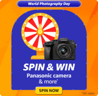Amazon World Photography Day Spin & Win 