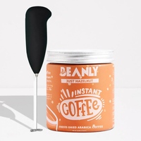 Beanly Just Hazelnut Instant Coffee & Frother - 50gm + Frother