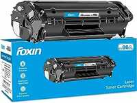 Foxin FTC 88A/CC388A Black Laser Toner Cartridge Compatible for HP Laserjet Printer M1136, MFP, P1007, P1106, P1108, P1008, M1213nf, MFP, M126nw MFP, M1218nfs, M128fw MFP, M128fn , MFP, M226DW, M226DN