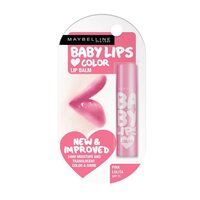 Maybelline New York Lip Balm, With SPF, Moisturises and Protects from the Sun, Pink Lolita & Baby Lips Cherry Kiss, Baby Lips, Pink Lolita, 4g